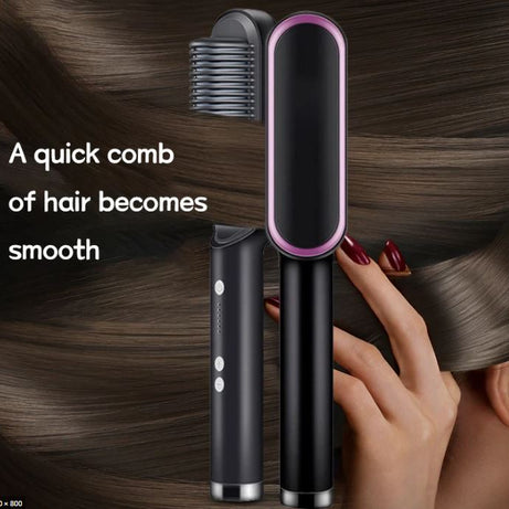 Multifunctional Professional Hair Comb Straighteners Curling Hair Iron