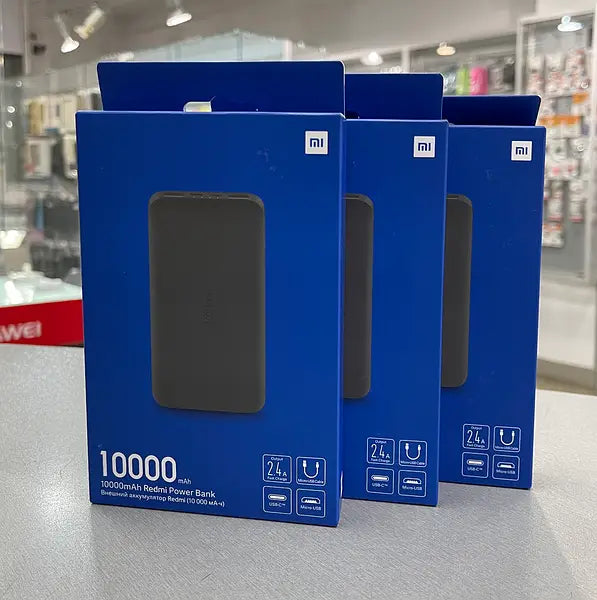 PD Fast Charging Redmi Power Bank 10000 mAh Power Bank With Dual USB Port Battery Charger Bank