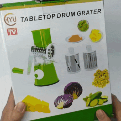 Multi-Function Hand Pushing Cooker Chopper with 4-Blades, Beater,Slicer Shredder & Grater Rs 1899