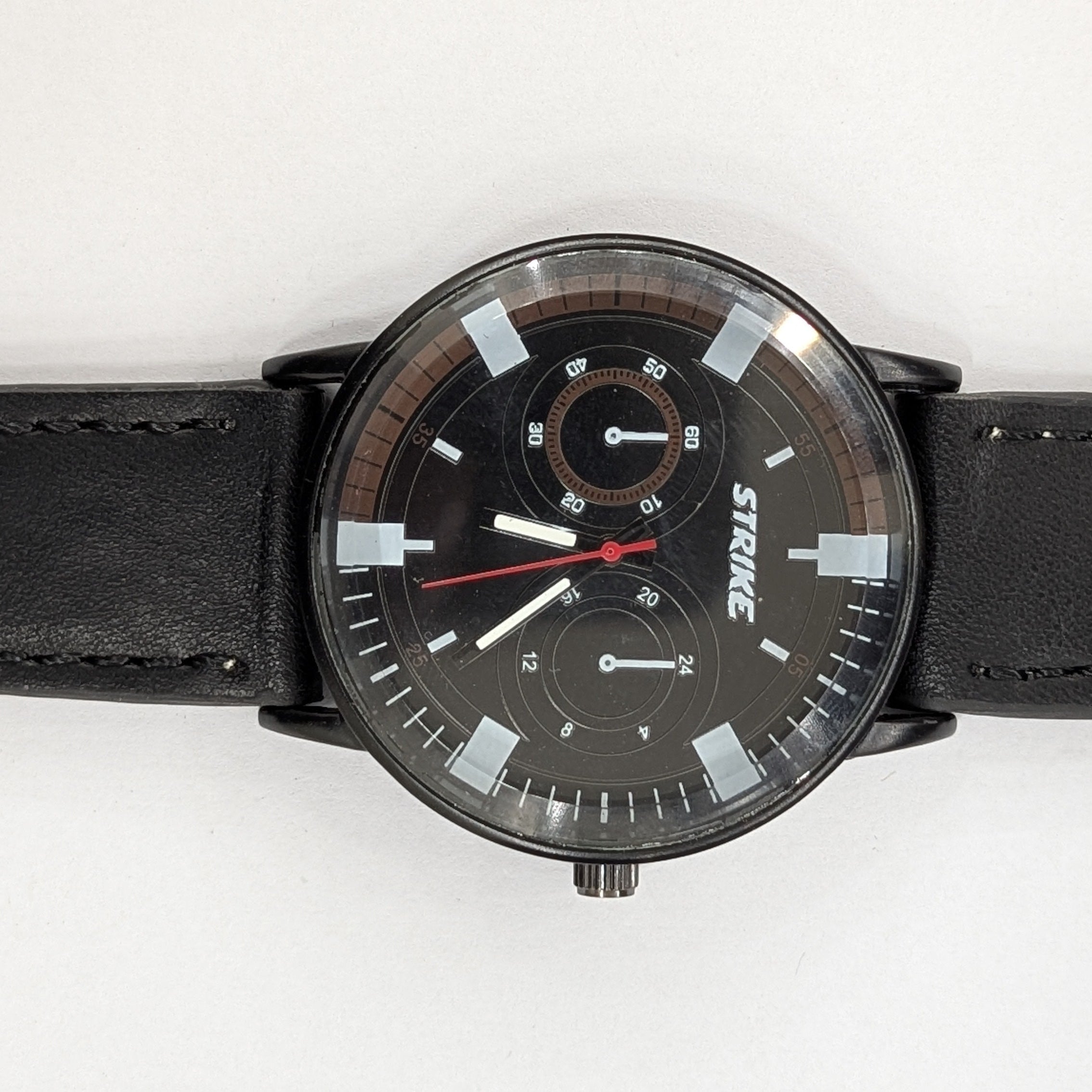 GearLine Dual Strap Black & Brown Men Watch