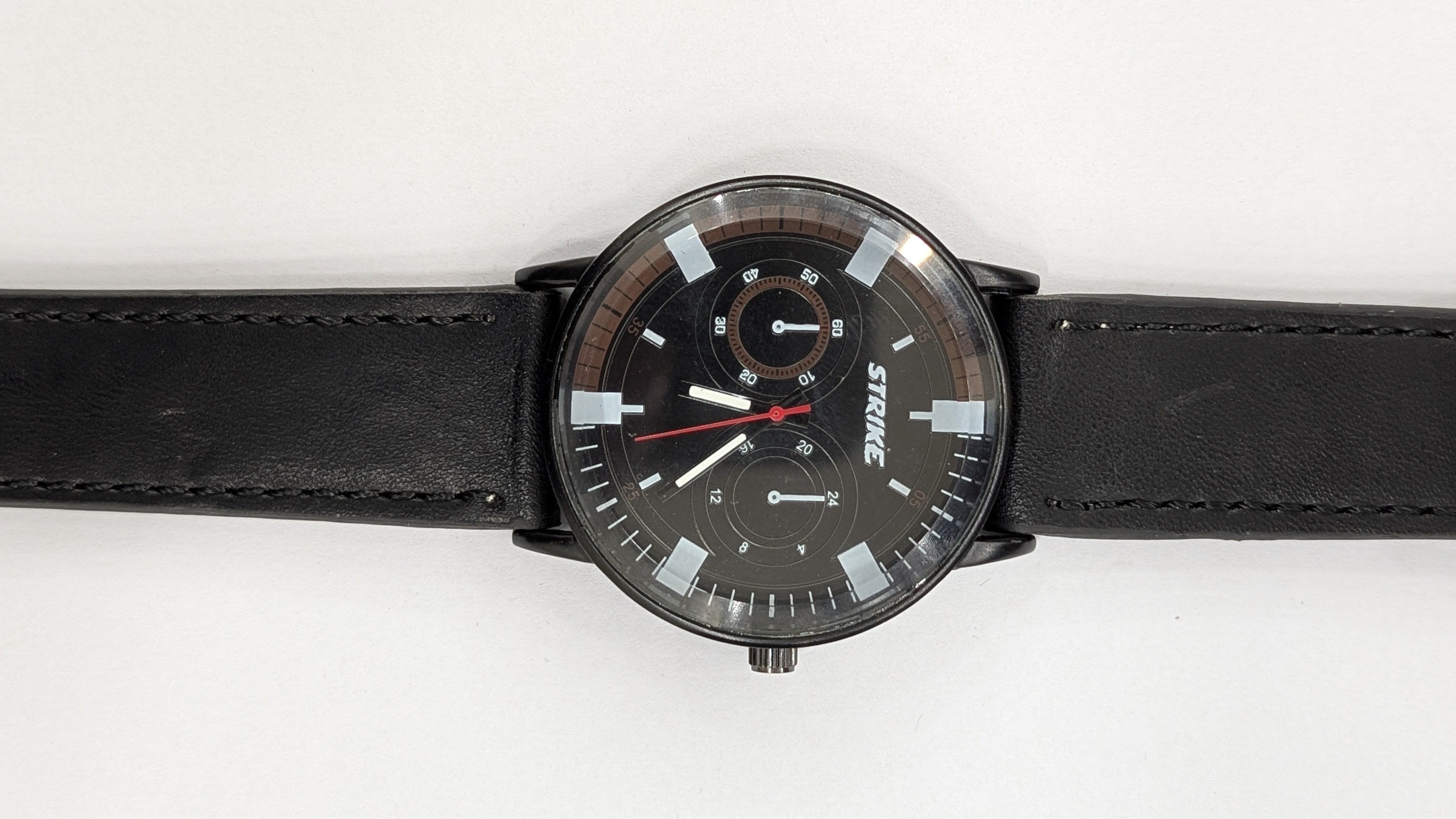 GearLine Dual Strap Black & Brown Men Watch