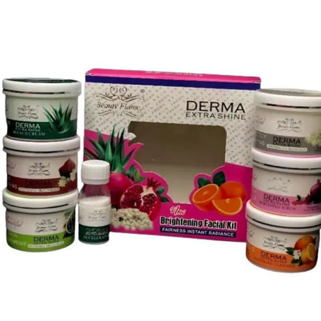 Derma Extra Shine Brightening Facial Kit | Complete Glow Treatment