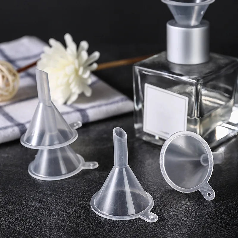 Transparent Mini Plastic Funnel (3 Pcs)