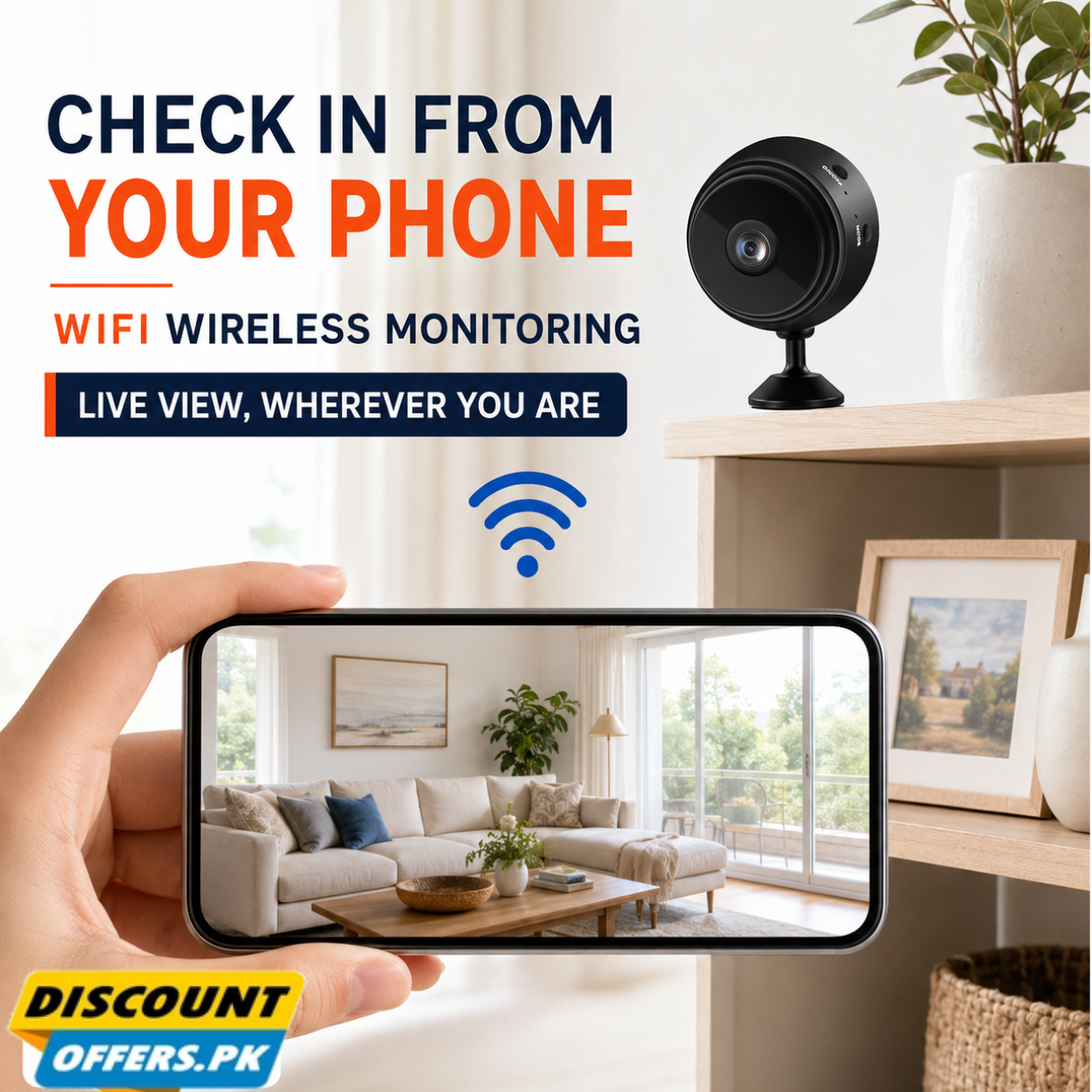 A9 Security Camera 1080P HD with Wireless monitoring
