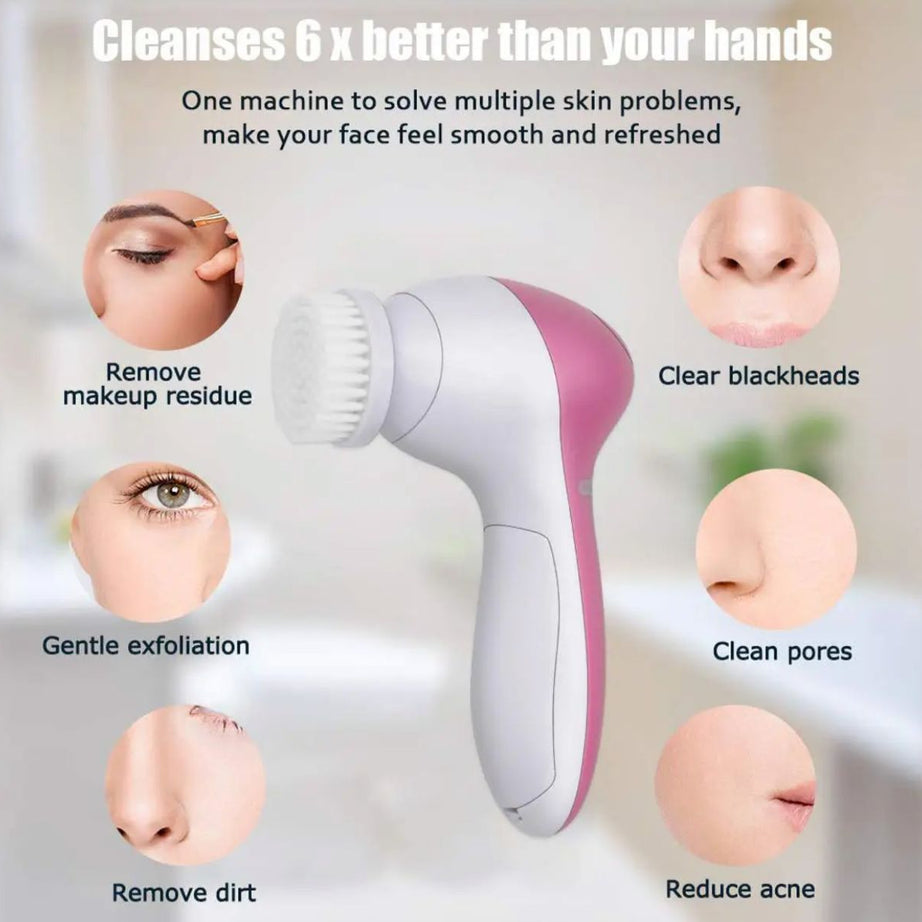 Mega Sale Offer - Imported 5 in 1 Beauty Care Massager Cell Operated Trendy & Luxurious Rs 899