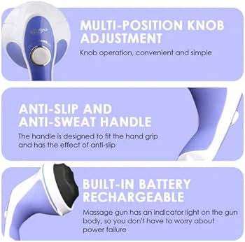 Electric Relax and Spin Tone Handheld Full Body Massager For Men and Women Use