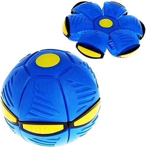 Flying Saucer Magic Deformation Ball with LED Light Flying Toy for Kids