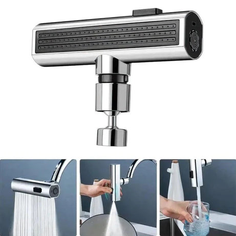 Multifunctional 360 Degree Rotatable Universal Shower Head with 4 Adjustable Water Flow Modes for Enhanced Experience