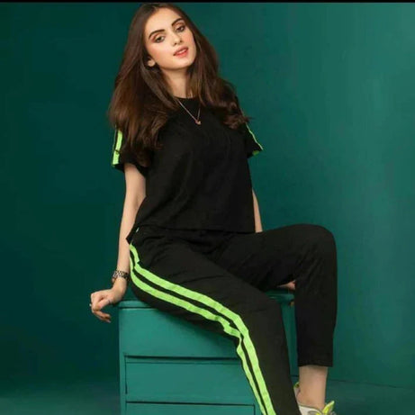 Green Black Gym Suit