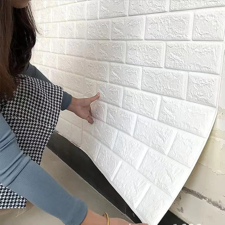 Pack of 4 Imported 3D Brick Sheet Sticker with Soft Foam Premium Feel in just Rs 999
