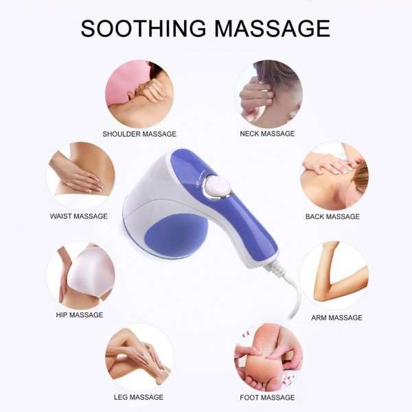 Electric Relax and Spin Tone Handheld Full Body Massager For Men and Women Use