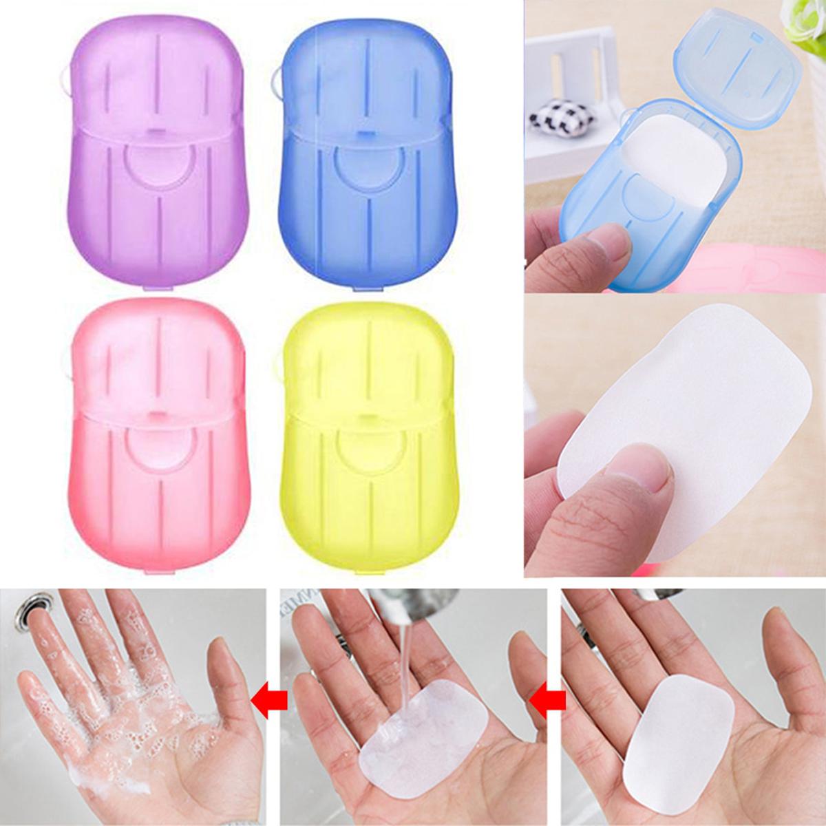 Handy Travel Portable Anti-Bacterial Clean Paper Soap 20Pcs (Pack Of 2)