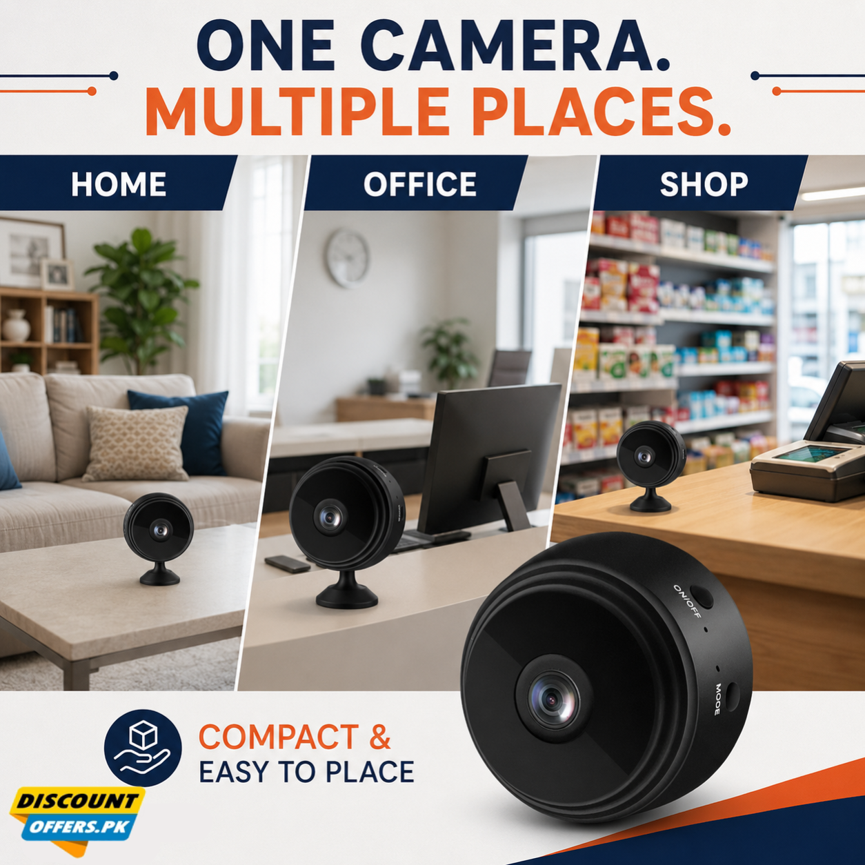 A9 Security Camera 1080P HD with Wireless monitoring