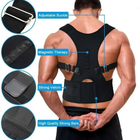 Adjustable Posture Corrector Belt for Waist and Back Support