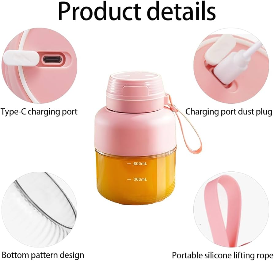 Multi-Purpose Portable Mini Juicer Blender Machine for Making Fresh Juices 800ml