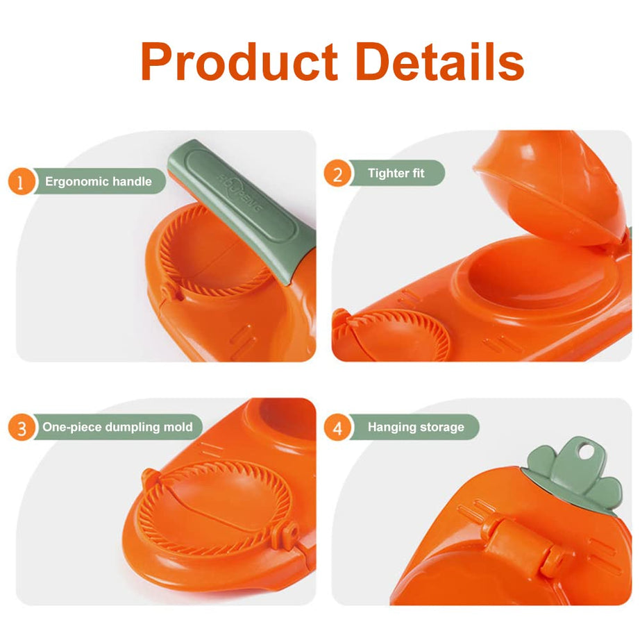 Portable 2 in 1 Samosa and Dumpling Maker for Kids Adult Use