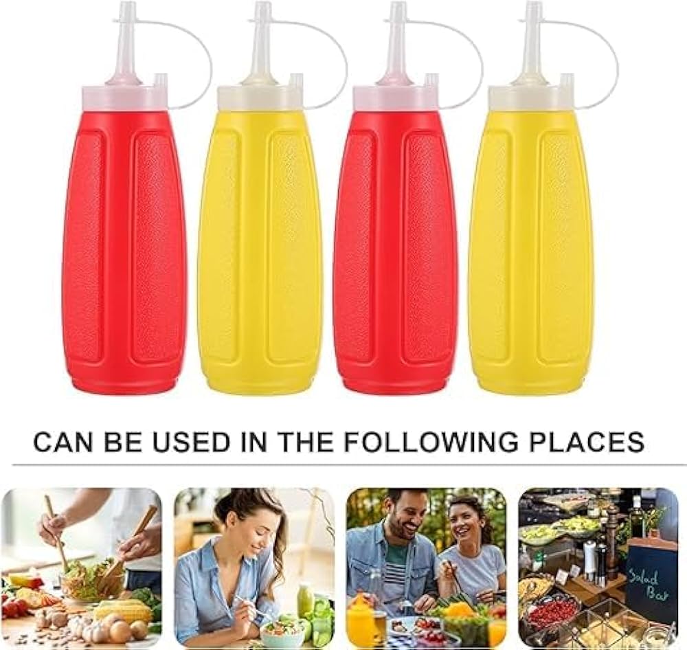Plastic Ketchup Dressing Bottle (1 Pcs)