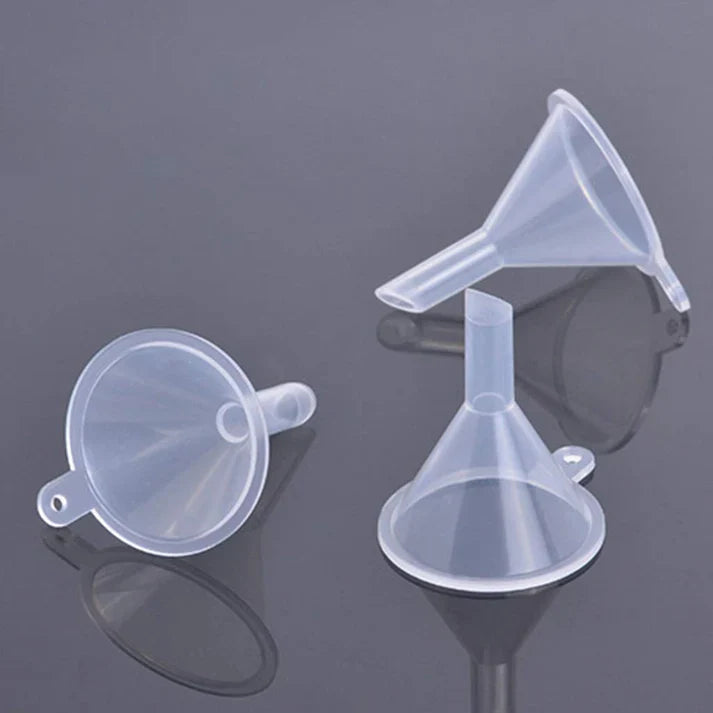 Transparent Mini Plastic Funnel (3 Pcs)