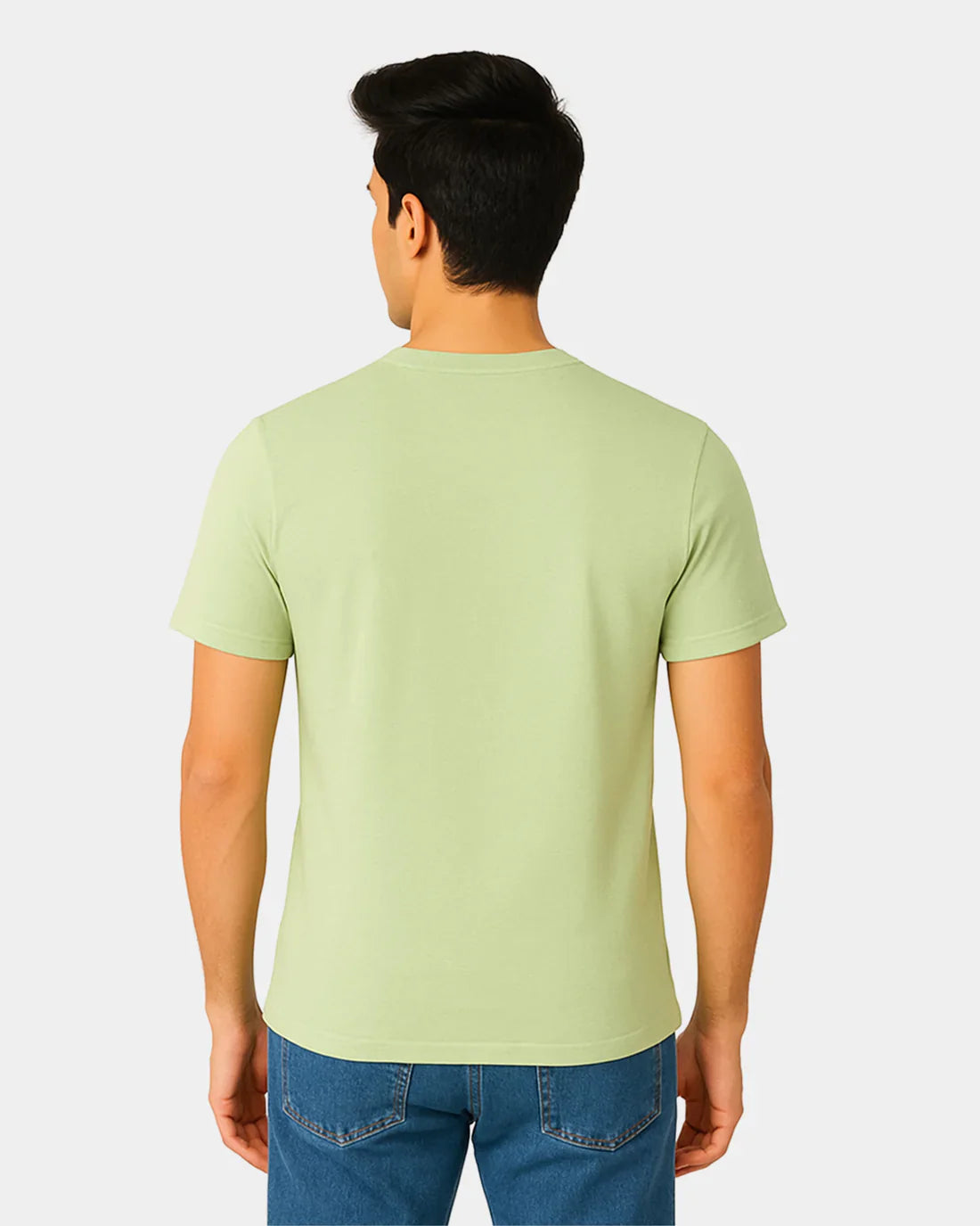 Pistachio Green Basic T-Shirt