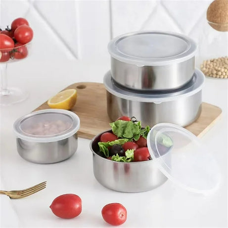 Fresh Box Set 5-Piece | Stainless Steel Food Storage Containers
