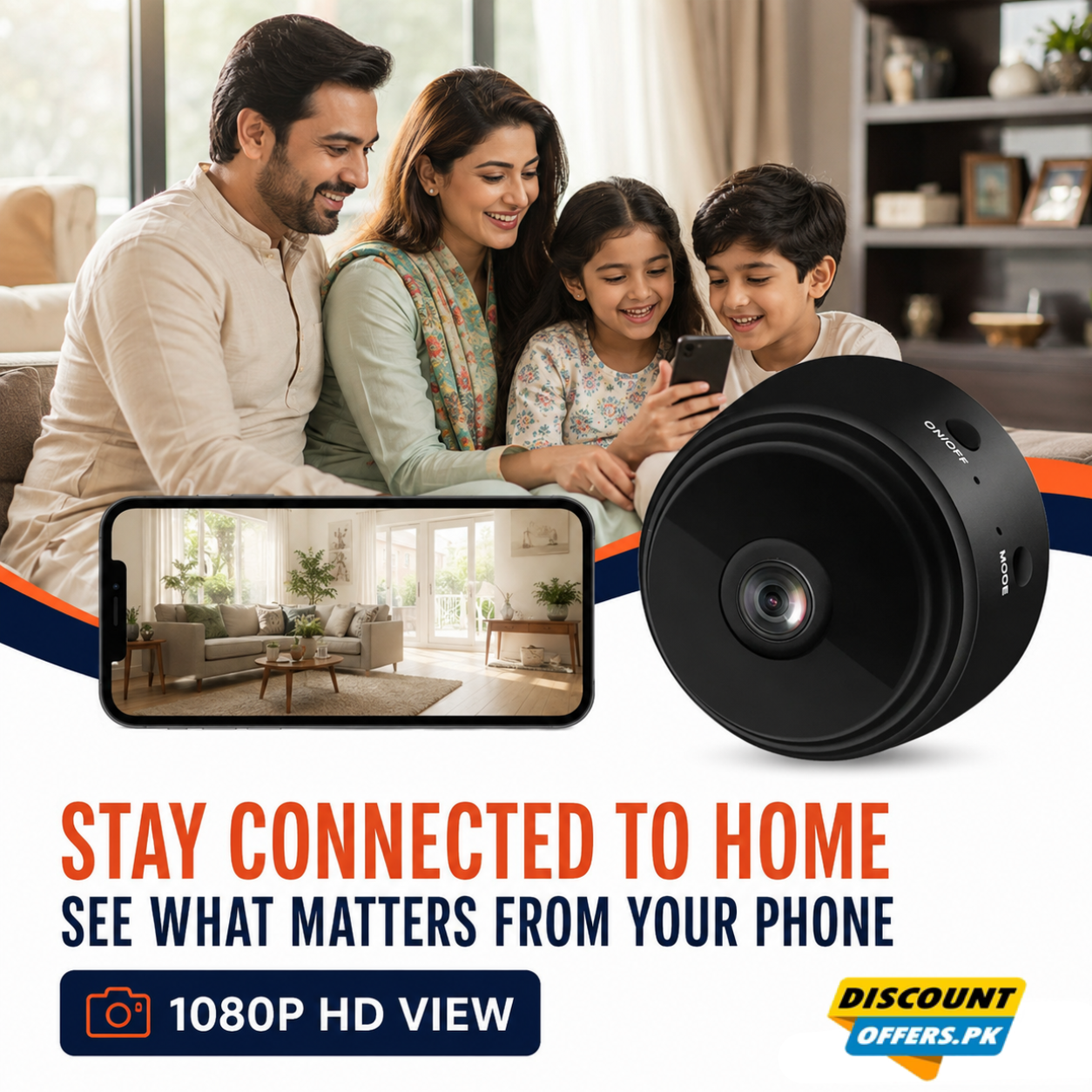 A9 Security Camera 1080P HD with Wireless monitoring