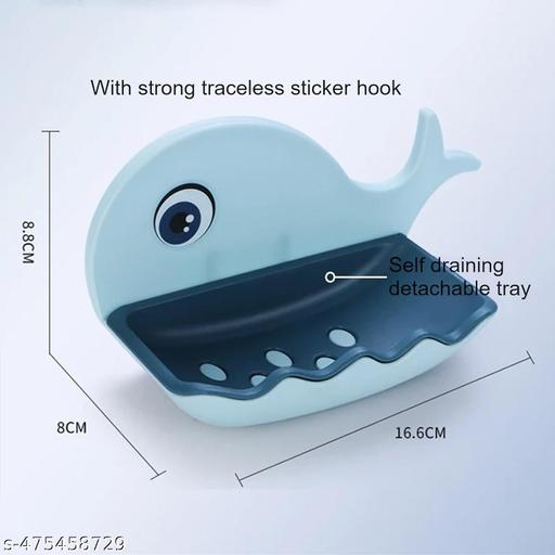 Buy 1 Get 1 Free Offer Self-Adhesive Wall Mounted Whale Soap Holder