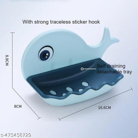 Self-Adhesive Wall Mounted Whale Soap Holder