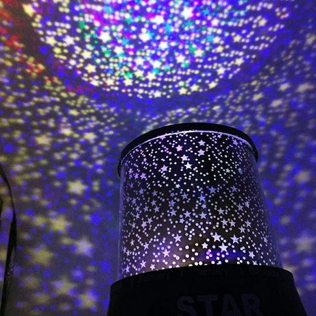 Romantic Fantasy Starry Sky LED Stars Lights with Rotating Projector For Bedroom and Night Light