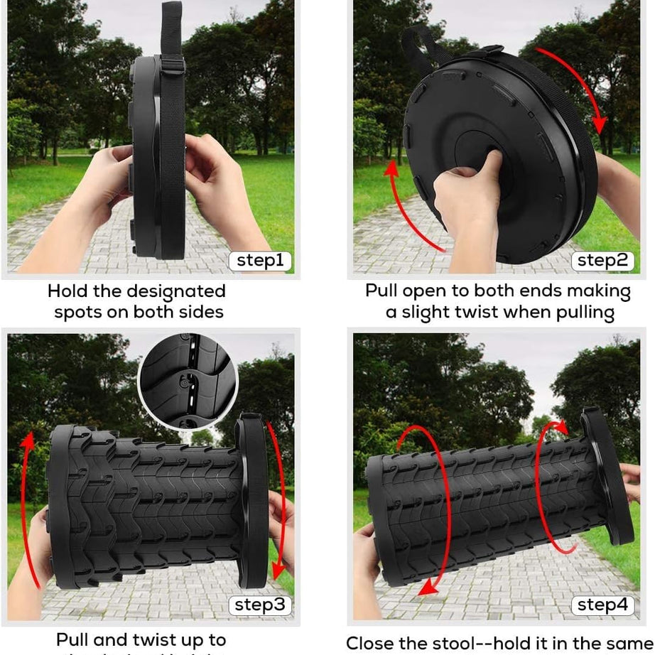 Mega Sale Offer - Imported Portable High Quality Outdoor Telescopic Stool Retractable Chair Adjustable Stool Camping Picnic Rs 1999