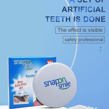 Snap On Smile Veneers Moldable False Artificial Braces Teeth Kits For Men And Women