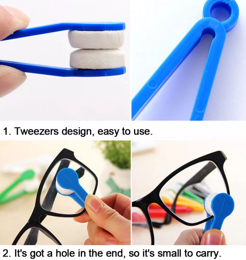 Buy 5 get 5 Free Offer Multifunctional Eyeglass Sunglasses Spectacles Microfiber Cleaning Brush 10 Pcs