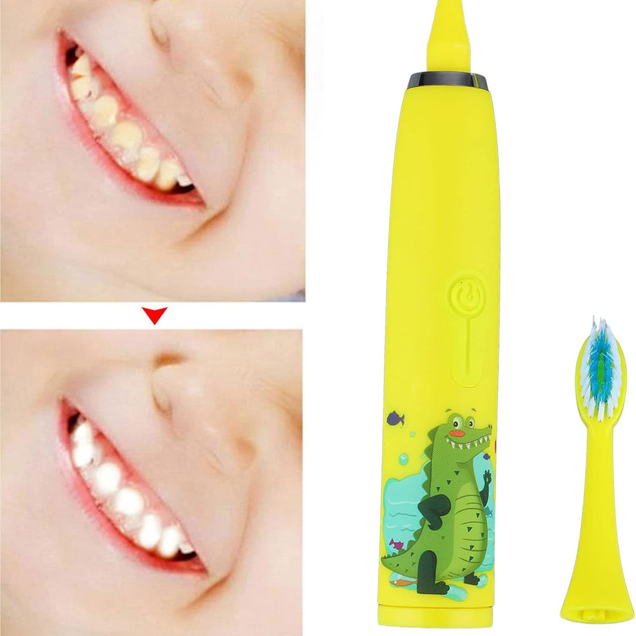 (Pack of 2) Waterproof Electric Head Cell Operated Toothbrush For Adult Use