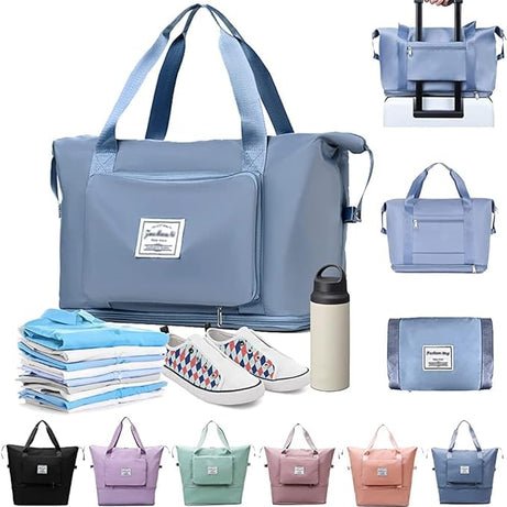 Large Capacity Folding Travel Bag Lightweight Waterproof Carry-on Luggage Bags