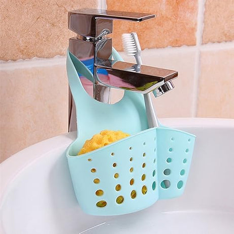 (Pack of 3) Kitchen Bathroom Sponge Soap Water Draining Hanging Plastic Holder Organizer