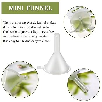 Transparent Mini Plastic Funnel (3 Pcs)