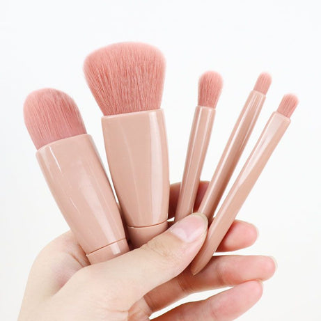 5-piece Makeup Brush Tool Set, Makeup Powder, Eye Shadow, Foundation, Blusher, Mixed Makeup Brush, Beauty Tool