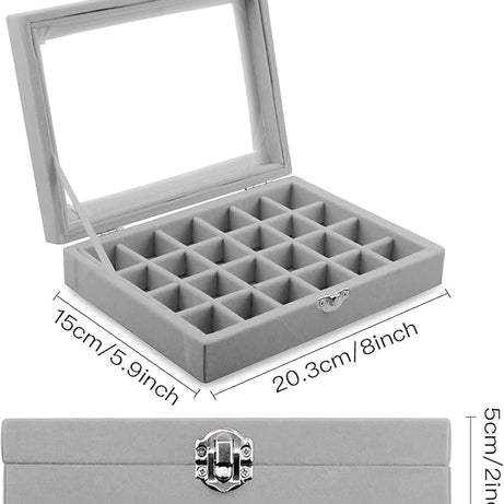 Classic Triangle Shape Wood Jewelry Storage Box with Snap Closure Velvet Lining For Women