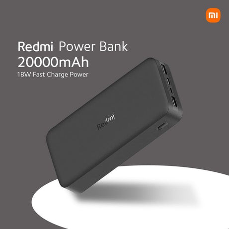 Original Redmi 20000 mah Fast Charging Li-Polymer Power Bank For Charge Your Phone and Other Devices and Gadgets Anywhere