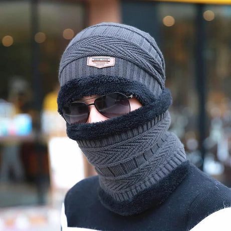 Sale Offer - 1 Warm Hat and 1 Neck Warmer Collar - 2 Items