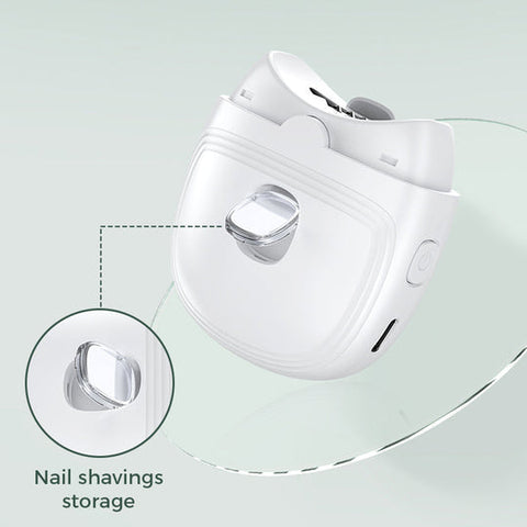 Adjustable USB Rechargeable Anti Pinch Automatic Electric Nail Clipper for Baby and Adult Use