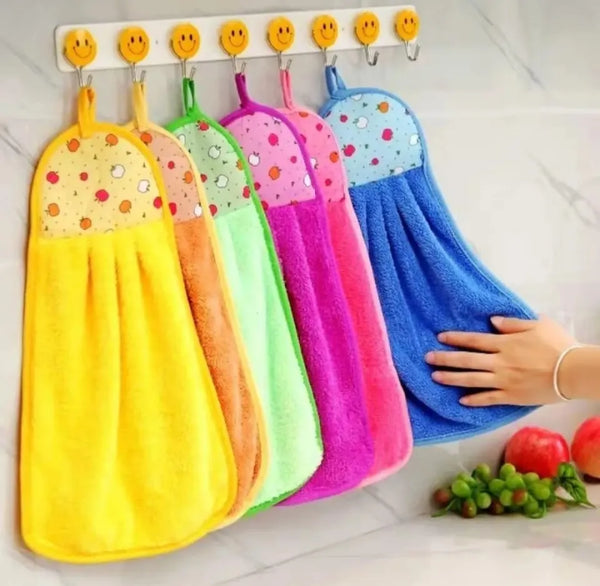 1Pc Hanging Microfiber Kitchen Hand Towel