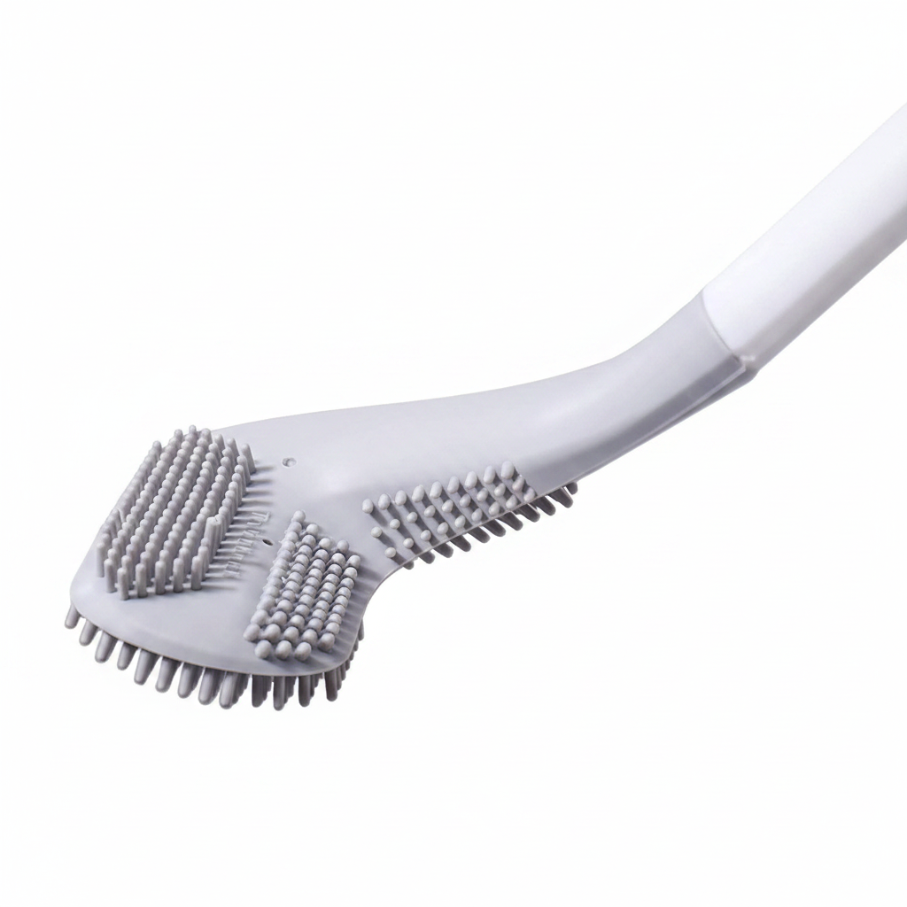 2 Golf Style Toilet Brush Bathroom Cleaning with High Quality Long Handle