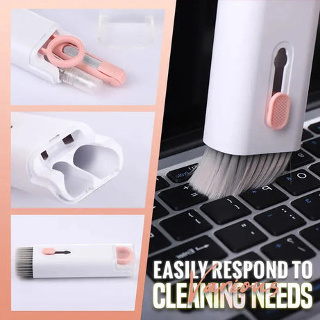 7 in 1 Multi Function Keyboard and Mobile Earphone Dirt Fingerprint Removal Cleaning Kit with Box