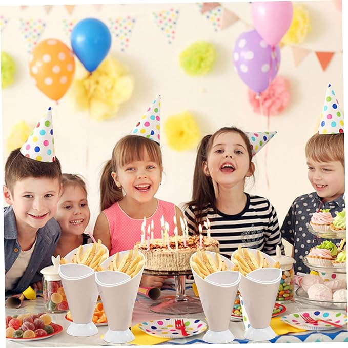 Potato French Fries Chips Carrying Holder with Dipping Container For Home and Outdoor Use