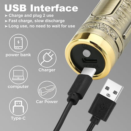 Imported Rechargeable Hair & Beard Trimmer with 4 Combs for Shaving & Haircutting