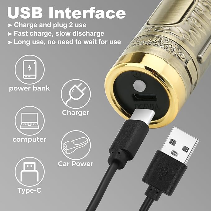 Imported Rechargeable Hair & Beard Trimmer with 4 Combs for Shaving & Haircutting