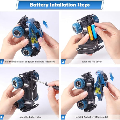 Mountain Cross Country Wireless Remote Jeep Control Off Road Vehicle Model Toy with Box For Kids