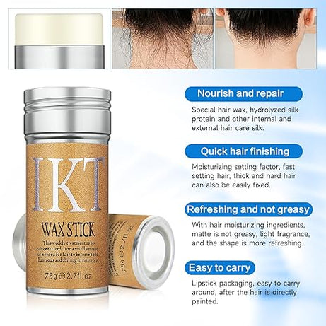 IKT Hair Wax Stick 75g For Men and Women Hair Styling