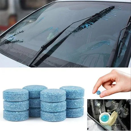 Car Windshield Wiper Cleaning Washer Solid Glass Water Effervescent Tablet