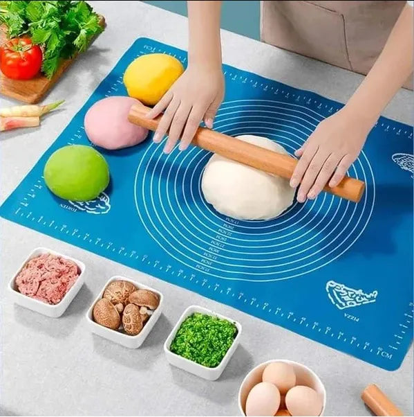 Silicone Kitchen Kneading Dough Mat Cooking Cake Baking Mat